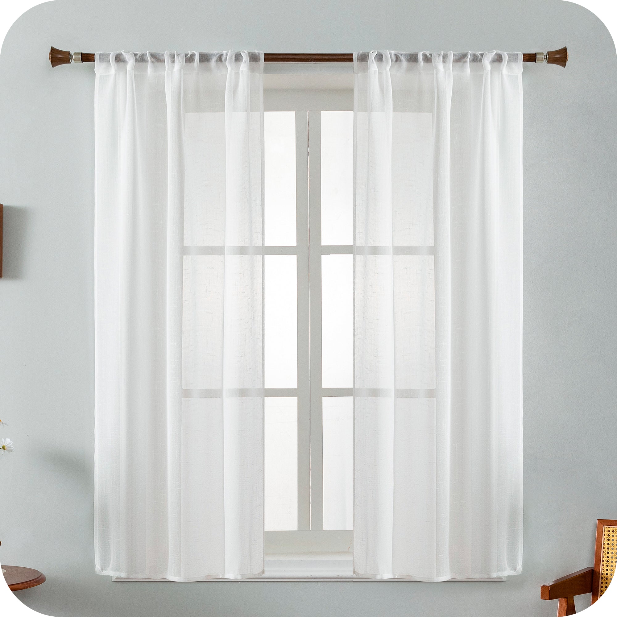 GIRASOLE HOME® Coppia Tende Filtranti Semi Trasparenti Effetto Lino Tenda a Righe Verticali per Interni con Occhielli 2 Pannelli 140x275cm (Giallo + Marrone GIRASOLE HOME® Coppia Tende Filtranti Semi Trasparenti Effetto Lino Tenda a Righe Verticali per Interni con Occhielli 2 Pannelli 140x275cm (Giallo + Marrone