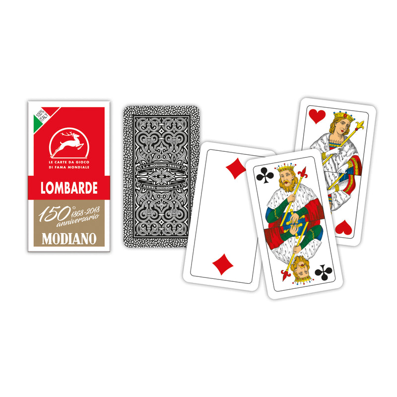 300074 CARTE LOMBARDE ROSSO 150°