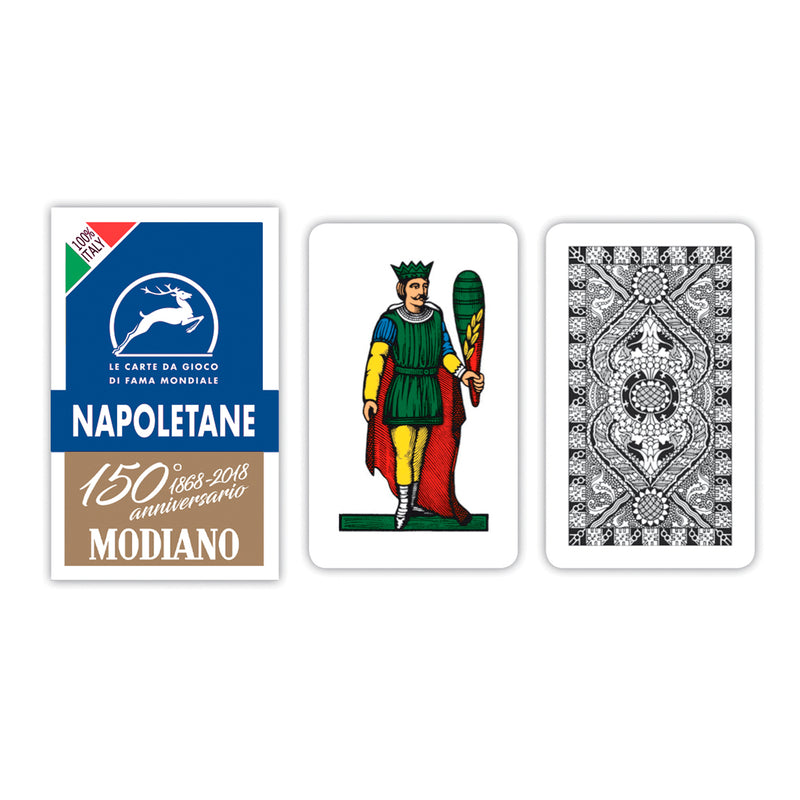 300081 CARTE NAPOLETANE BLU 150°