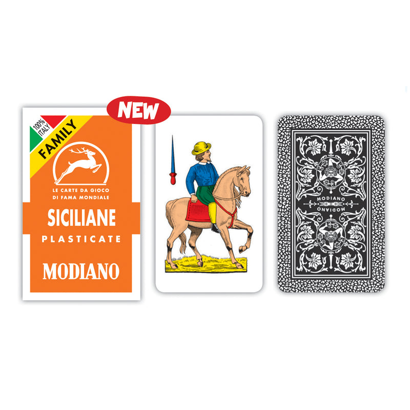 300101 CARTE SICILIANE ARANCIONE FAMILY