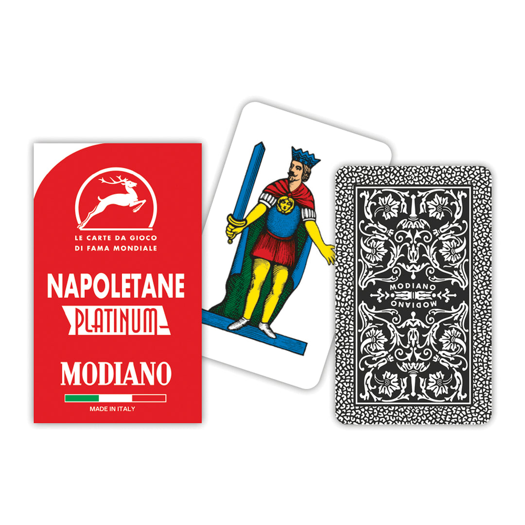 300168 CARTE NAPOLETANE ROSSO PLATINUM