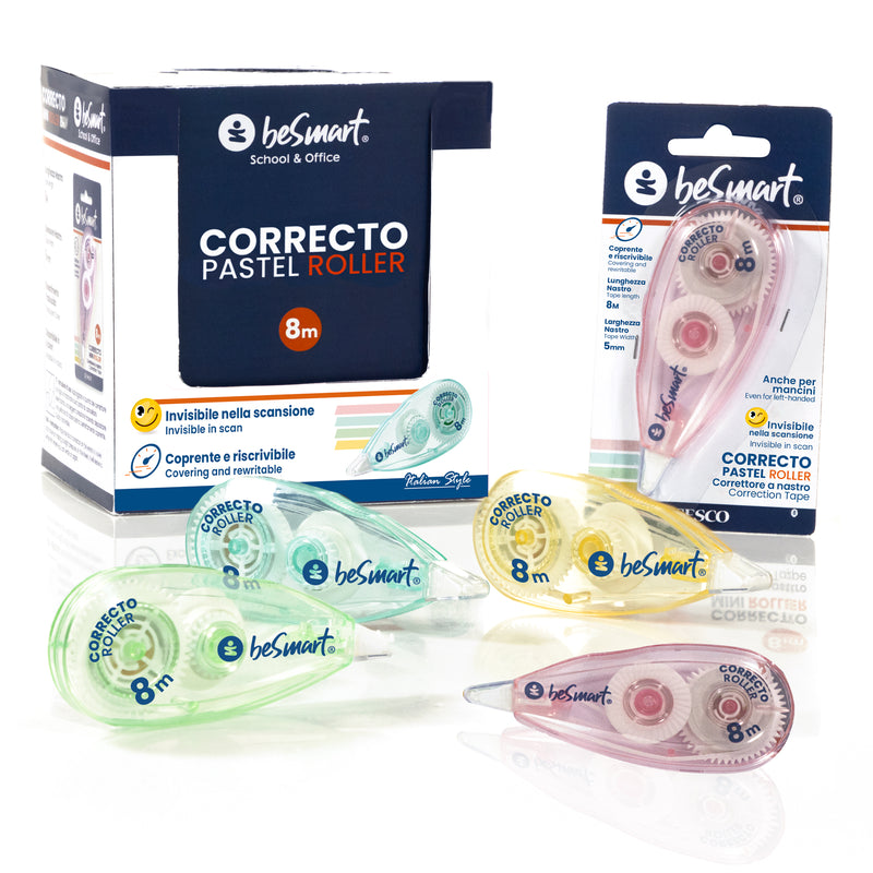 CORRETTORE A NASTRO 8M X 5MM PASTEL