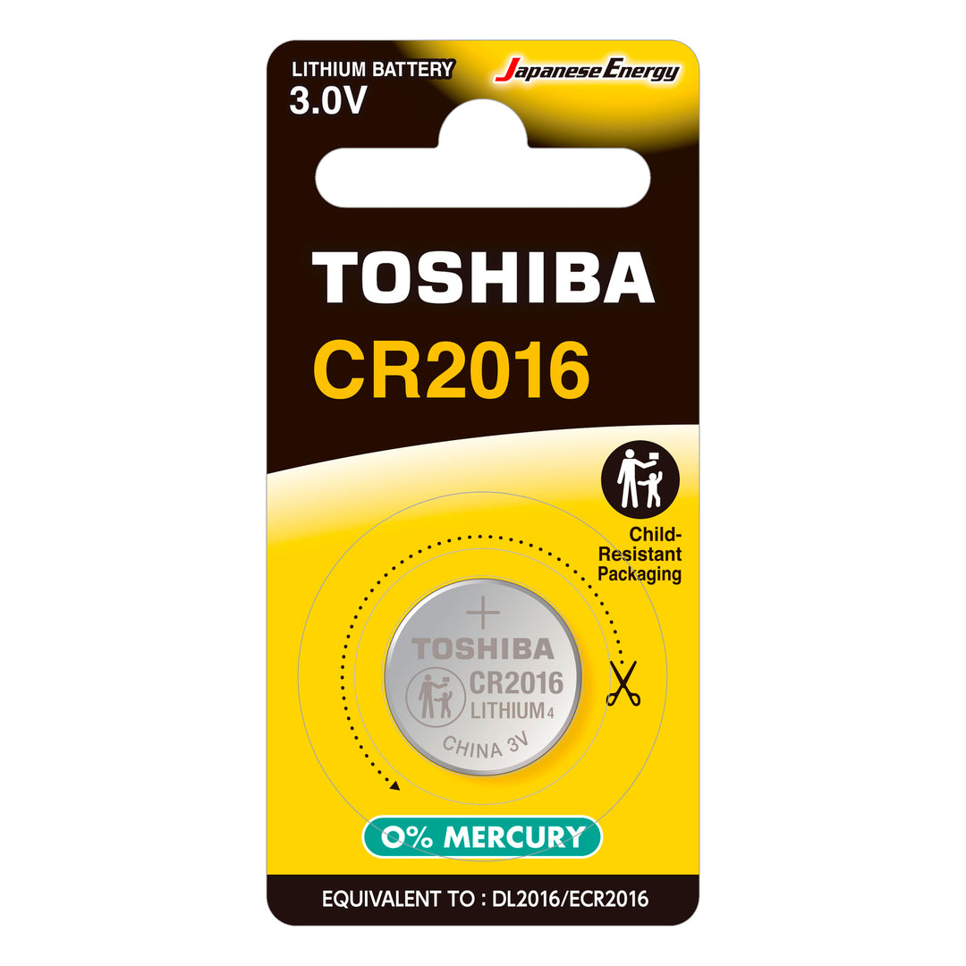TOSHIBA BATTERIA AL LITIO CR2016 1PZ