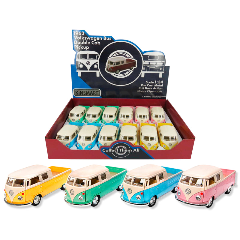 1963 VOLKSWAGEN BUS DOUBLE CAB PICKUP 1:34