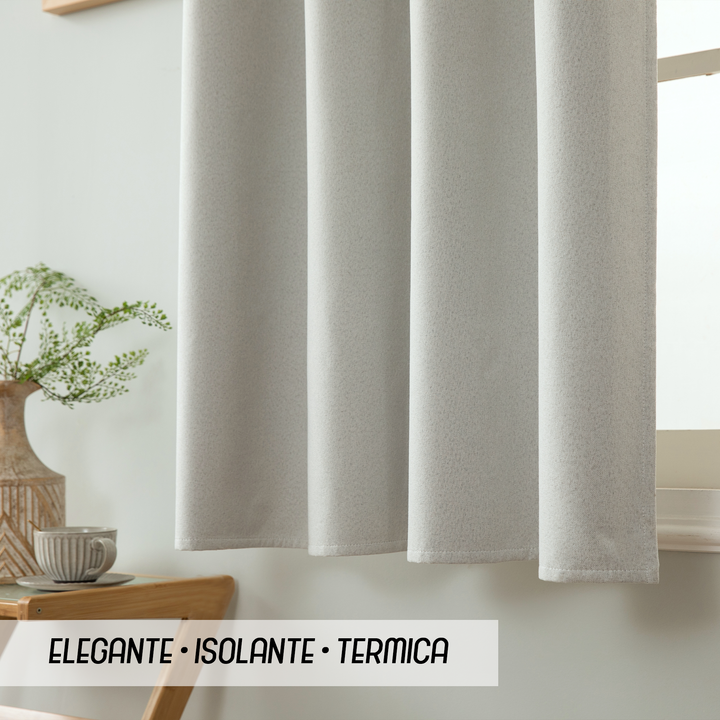 TENDA BARBADOS TOTALMENTE OSCURANTE 1 PANNELLO 140X150CM GREIGE