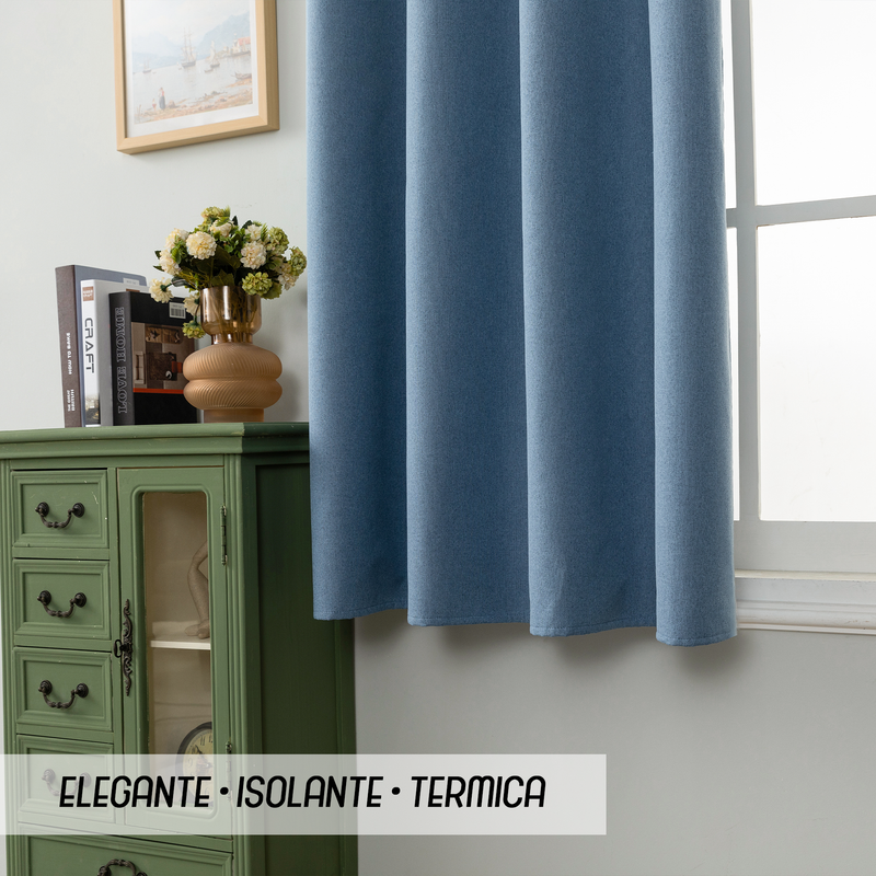 TENDA BARBADOS TOTALMENTE OSCURANTE 140X150CM DENIM