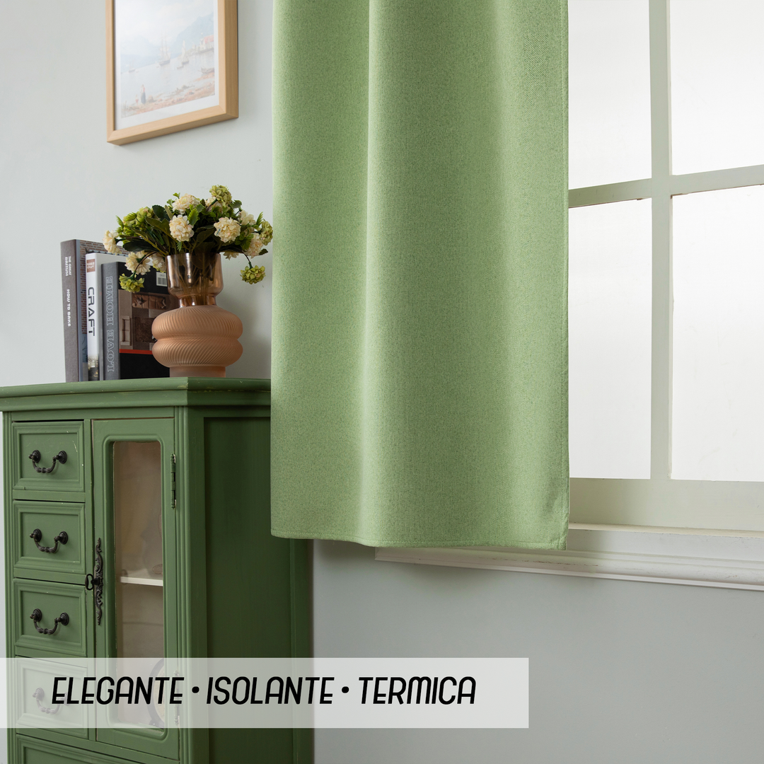 TENDA BARBADOS TOTALMENTE OSCURANTE 2X70X150CM VERDE