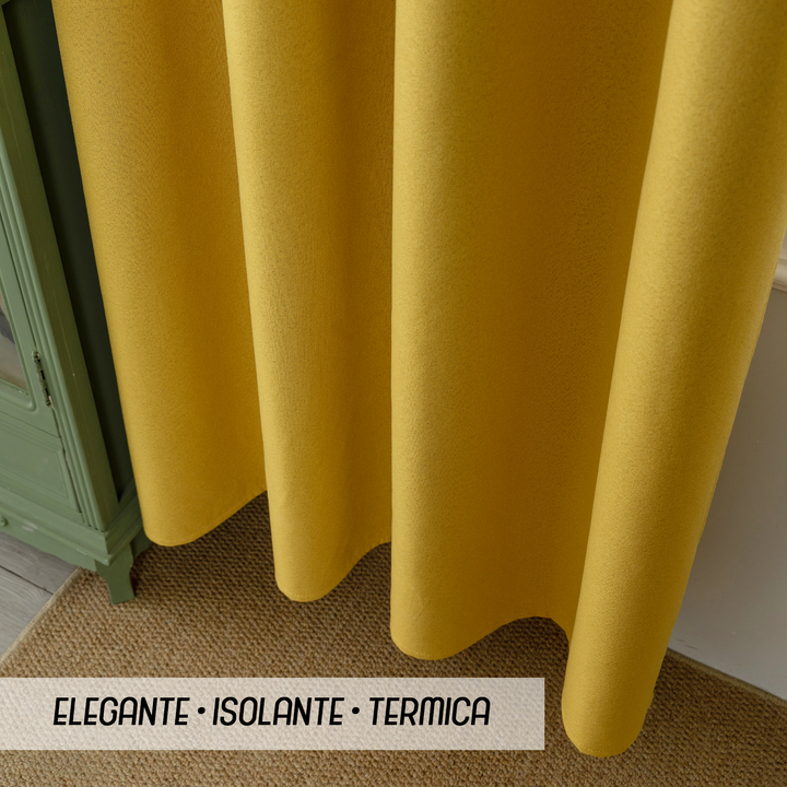 TENDA BARBADOS TOTALMENTE OSCURANTE 2X90X240CM GIALLO