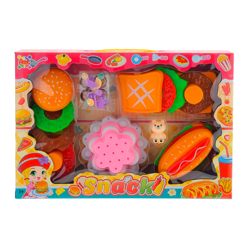 SET SNACK PIZZA/HAMBURGER