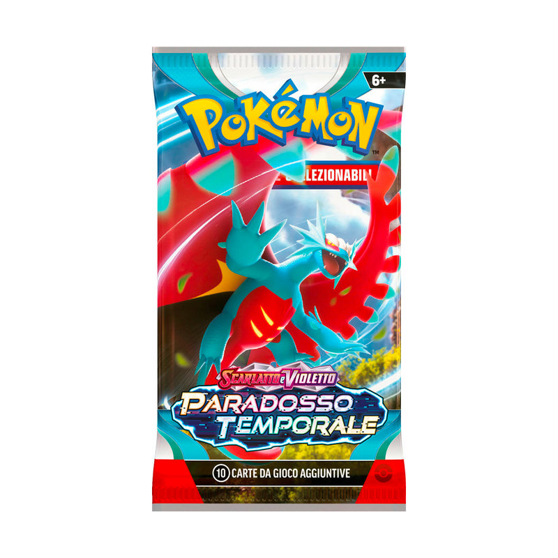 PK60349 POKEMON SV4 PARADOSSO TEMPORALE - BUSTA 10 CARTE