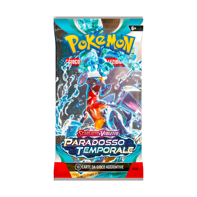 PK60349 POKEMON SV4 PARADOSSO TEMPORALE - BUSTA 10 CARTE