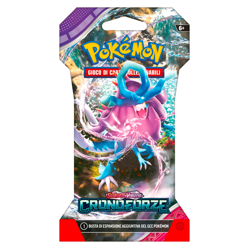 PK60462 POKEMON SV5 CRONOFORZE - BUSTA PAPER SLEEVE 10 CARTE