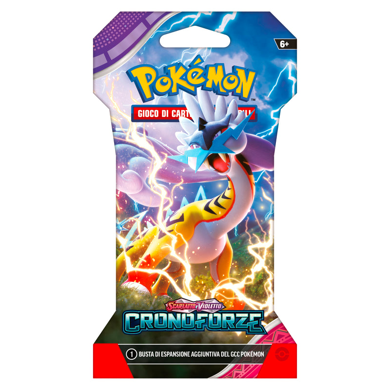 PK60462 POKEMON SV5 CRONOFORZE - BUSTA PAPER SLEEVE 10 CARTE