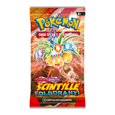 PK60565 POKEMON SV8 SCINTILLE FOLGORANTI - BUSTA 10 CARTE