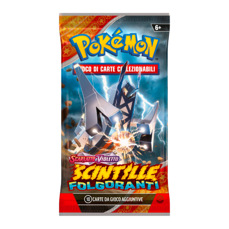 PK60565 POKEMON SV8 SCINTILLE FOLGORANTI - BUSTA 10 CARTE