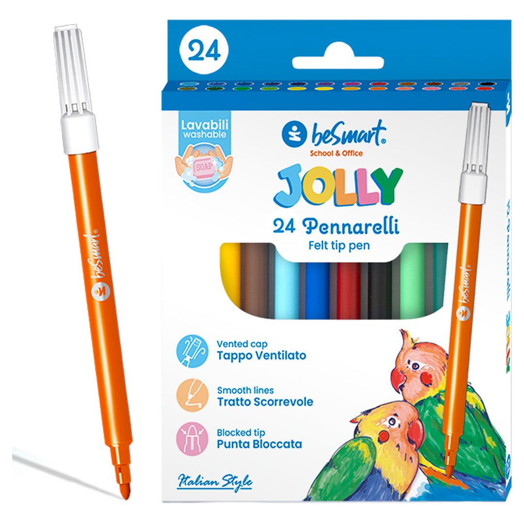 SCATOLA 24 PENNARELLI JOLLY BESMART