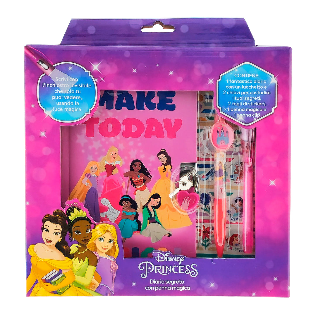 DIARIO CON PENNA + PENNA MAGICA PRINCESS