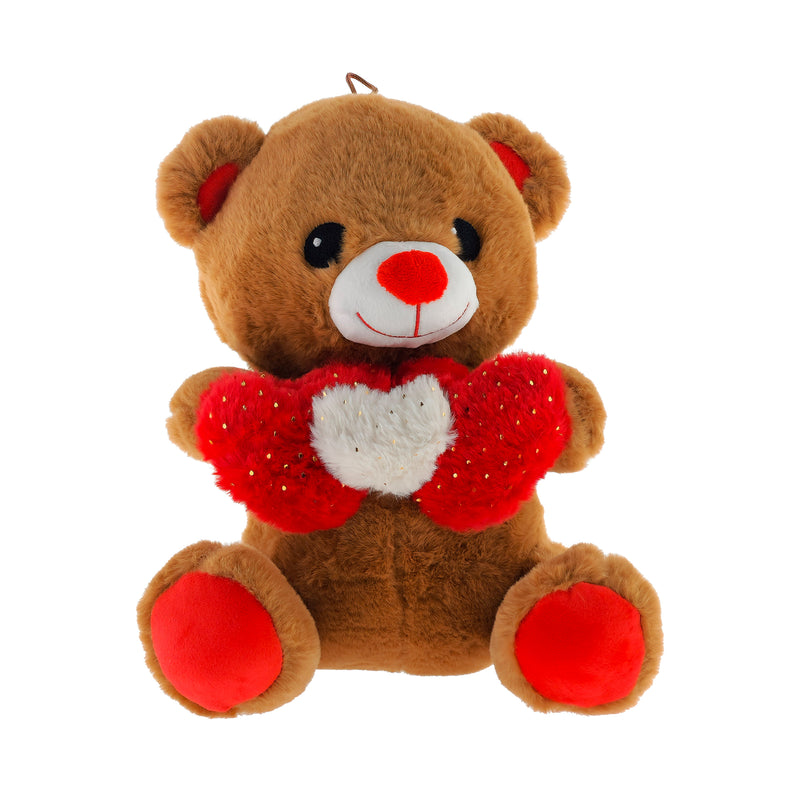 PELUCHE ORSETTO CON 3 CUORI 30CM