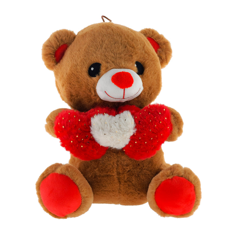 PELUCHE ORSETTO CON 3 CUORI 45CM