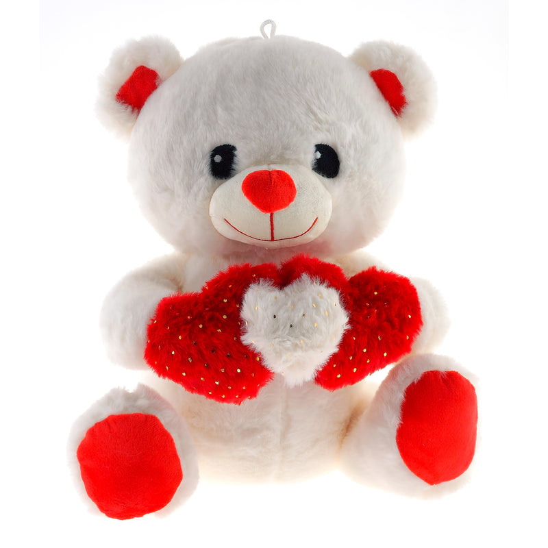 PELUCHE ORSETTO CON 3 CUORI 60CM