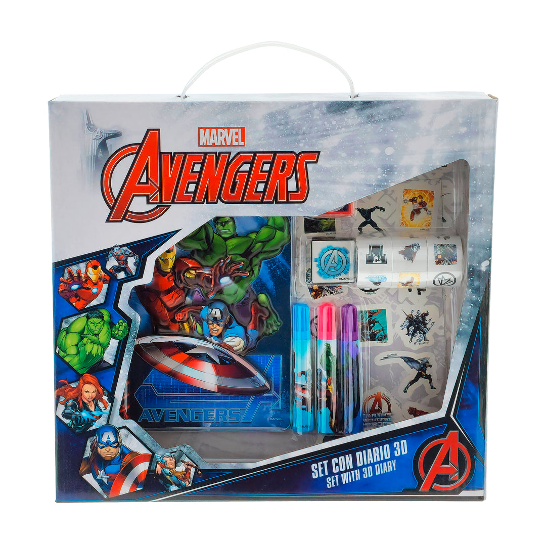 SET AGENDA 3D SPIRALATA AVENGERS