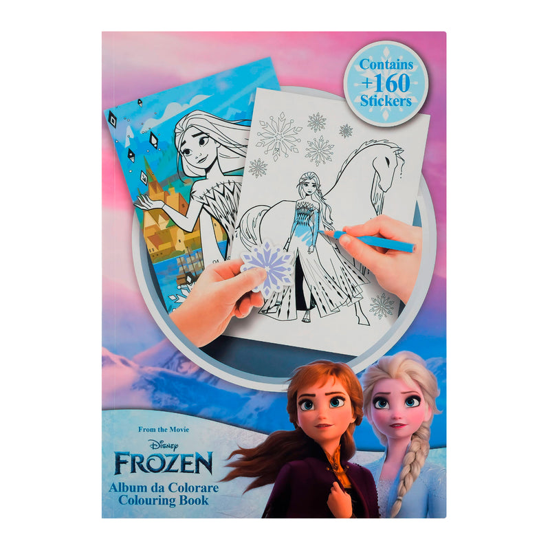 ALBUM DA COLORARE CON STICKERS FROZEN