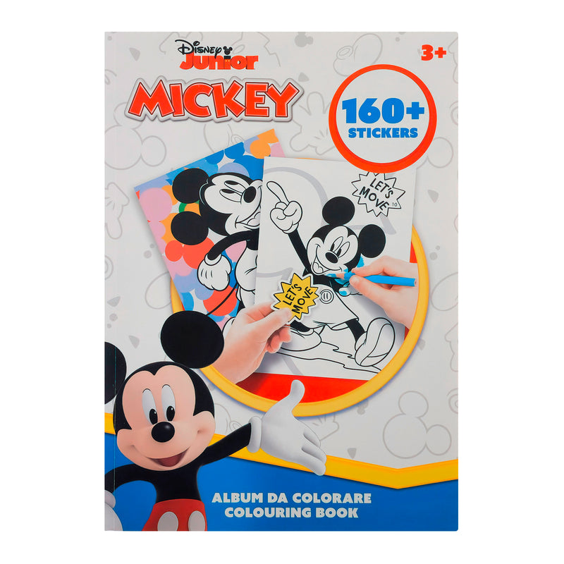 ALBUM DA COLORARE CON STICKERS MICKEY