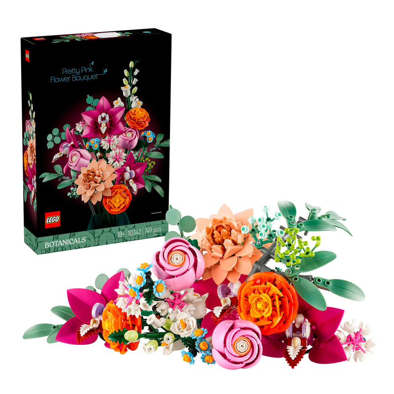 LEGO 10342 BOTANICALS BOUQUET DI FIORI ROSA