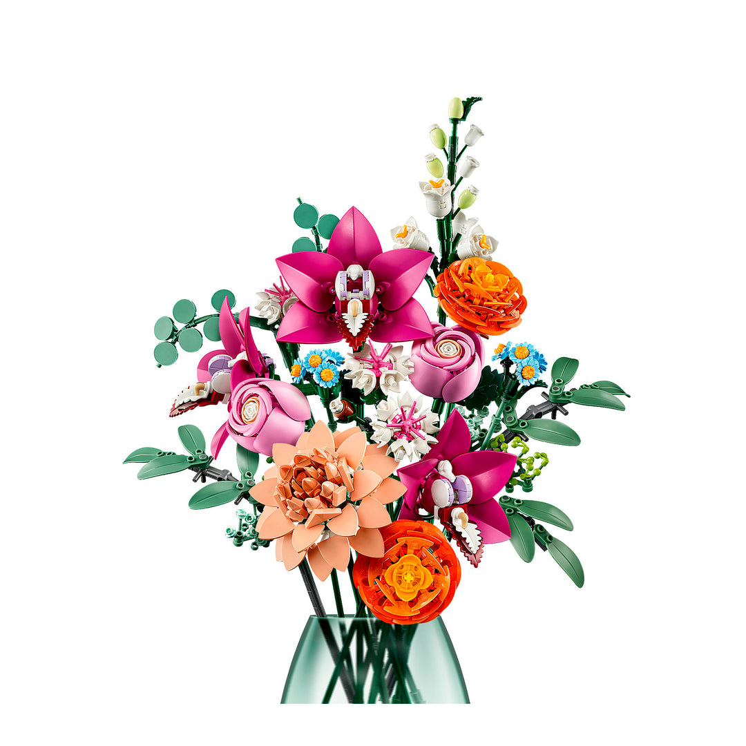 LEGO 10342 BOUQUET DI FIORI ROSA