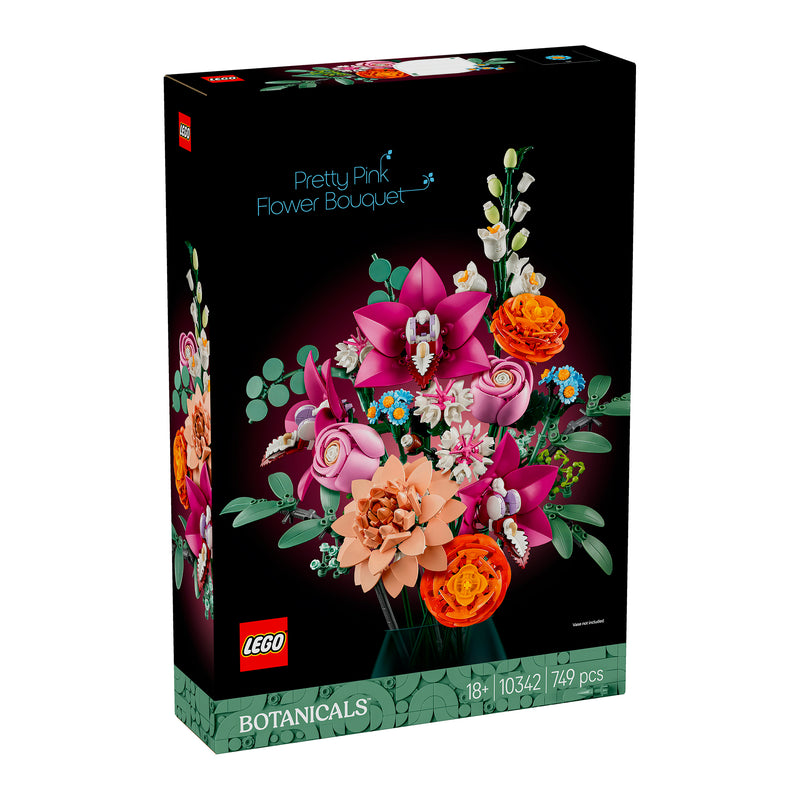 LEGO 10342 BOTANICALS BOUQUET DI FIORI ROSA