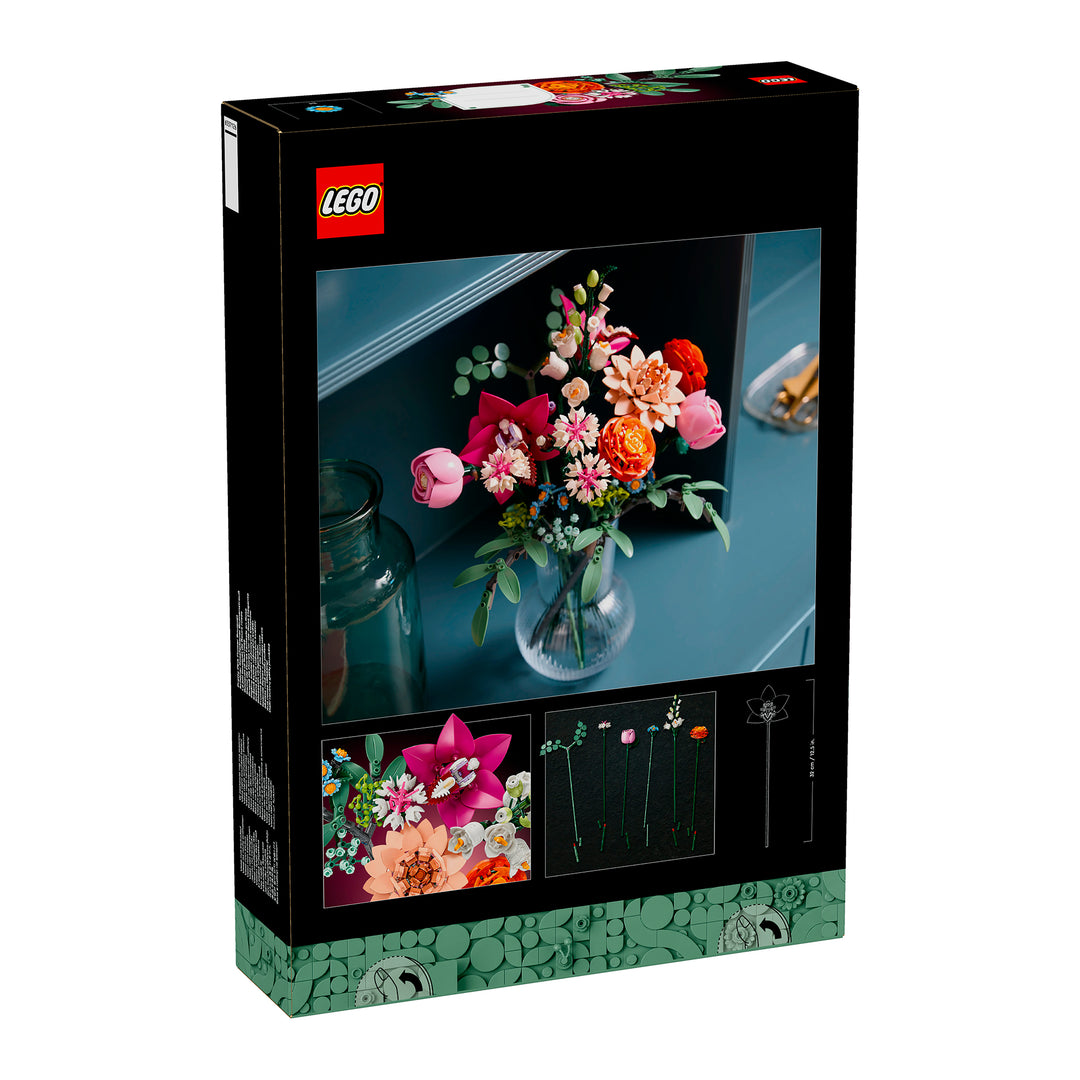 LEGO 10342 BOUQUET DI FIORI ROSA