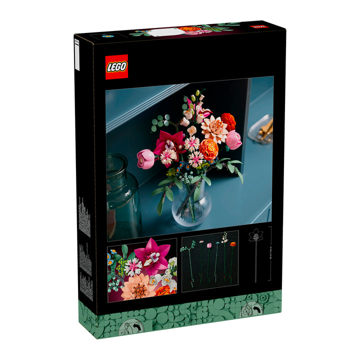 LEGO 10342 BOUQUET DI FIORI ROSA