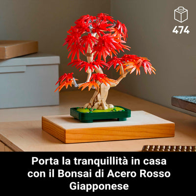 LEGO 10348 BONSAI DI ACERO ROSSO GIAPPONESE