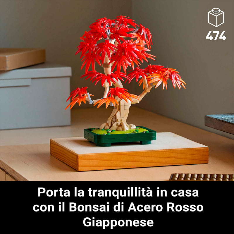 LEGO 10348 BONSAI DI ACERO ROSSO GIAPPONESE