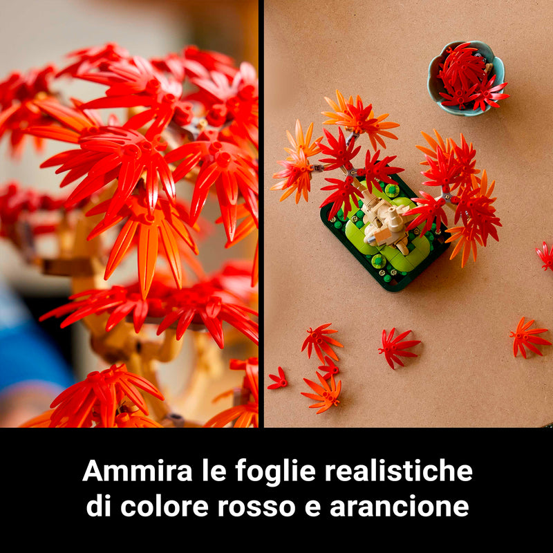 LEGO 10348 BONSAI DI ACERO ROSSO GIAPPONESE