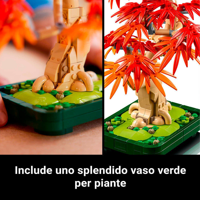 LEGO 10348 BONSAI DI ACERO ROSSO GIAPPONESE