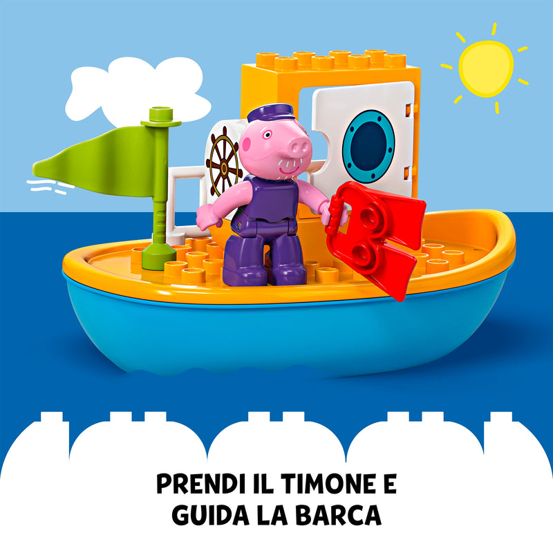 LEGO 10432 DUPLO PEPPA PIG VIAGGIO IN BARCA DI PEPPA PIG