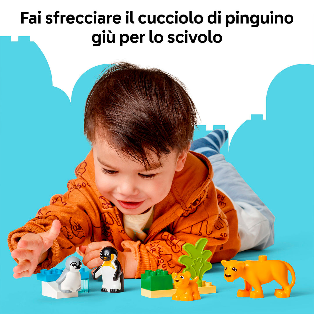 LEGO 10442 FAMIGLIE DI ANIMALI: PINGUINI E LEONI