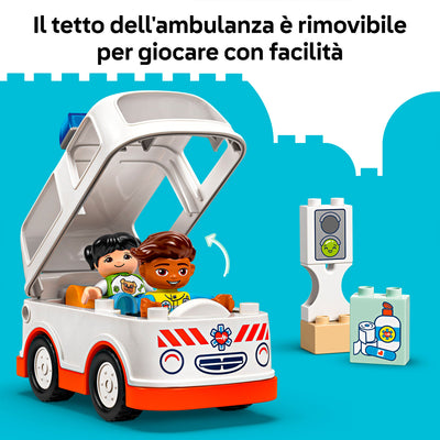 LEGO 10447 DUPLO TOWN AMBULANZA E AUTISTA