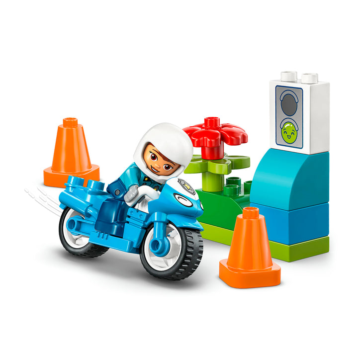LEGO 10471 MOTOCICLETTA BLU DELLA POLIZIA
