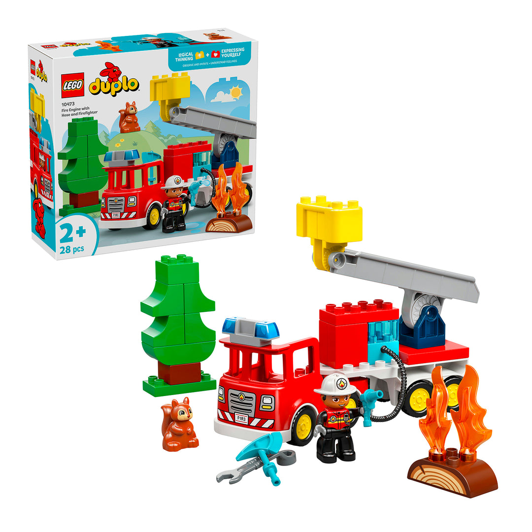 LEGO 10473 AUTOPOMPA CON MANICHETTA E POMPIERE