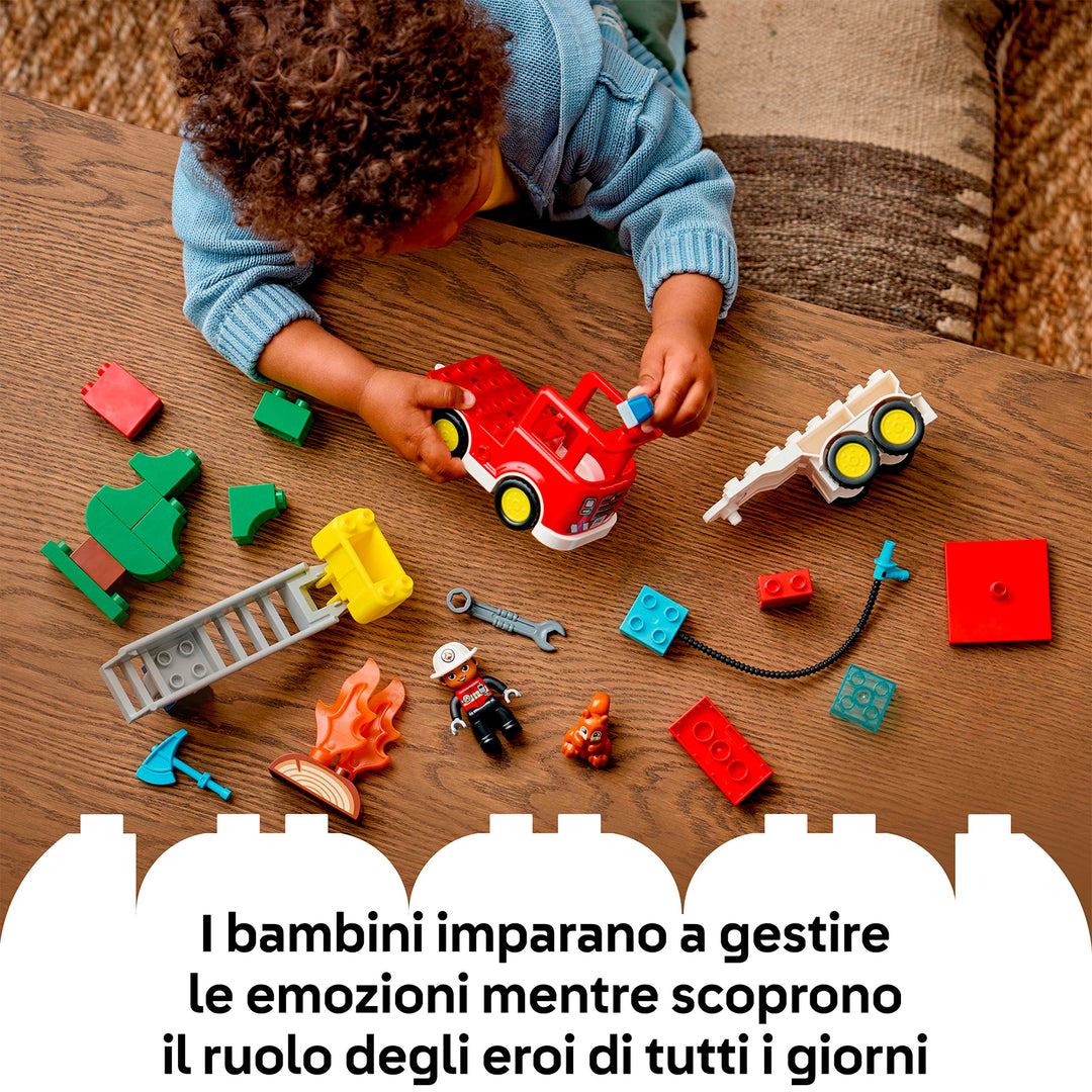 LEGO 10473 AUTOPOMPA CON MANICHETTA E POMPIERE