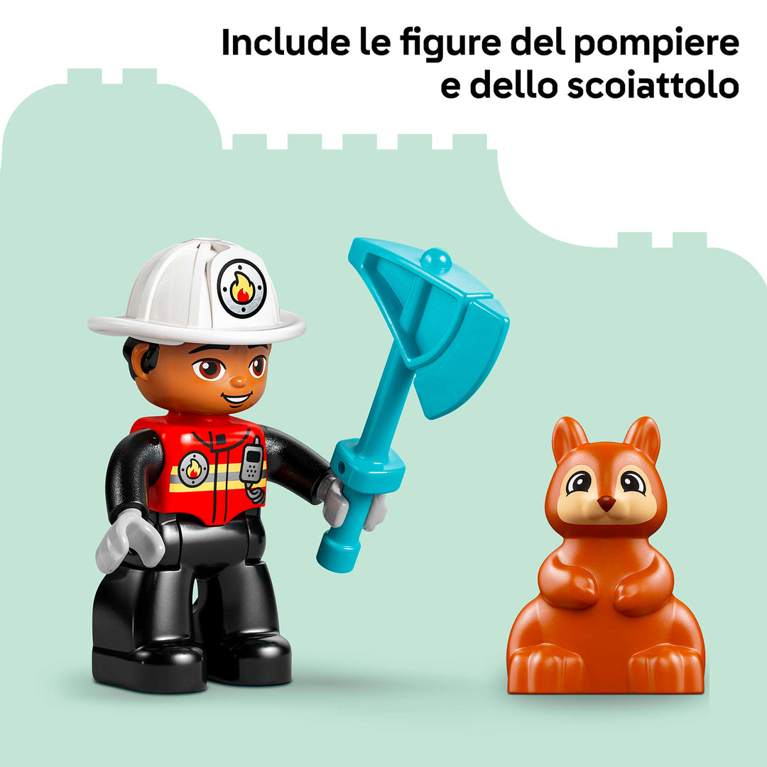 LEGO 10473 AUTOPOMPA CON MANICHETTA E POMPIERE