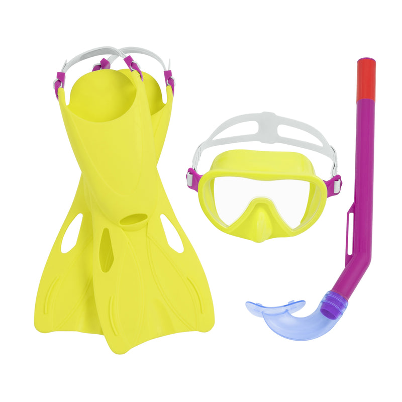 BW25039 SET SNORKELING CON PINNE CRUSADER ESSENTIAL 3-6 ANNI