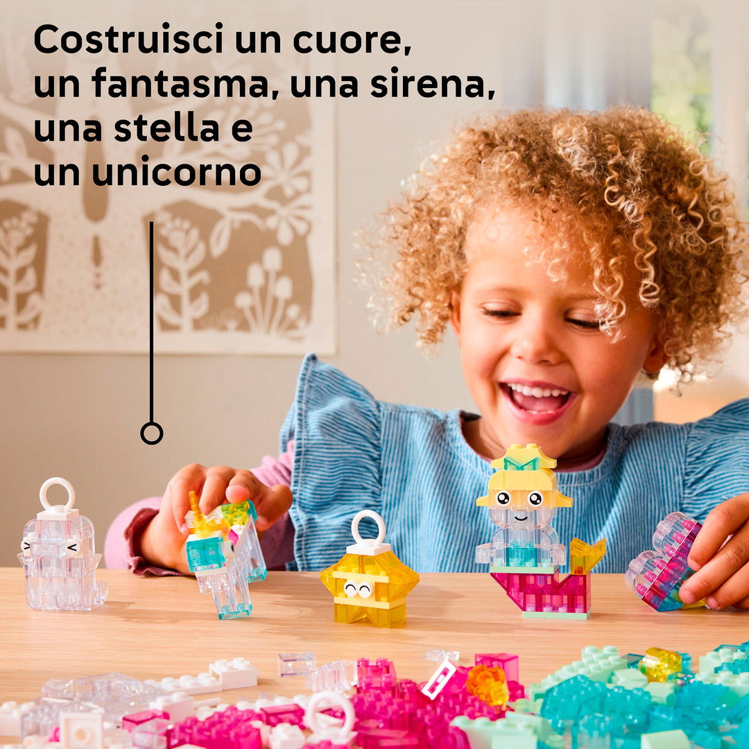 LEGO 11040 SCATOLA MAGICA TRASPARENTE