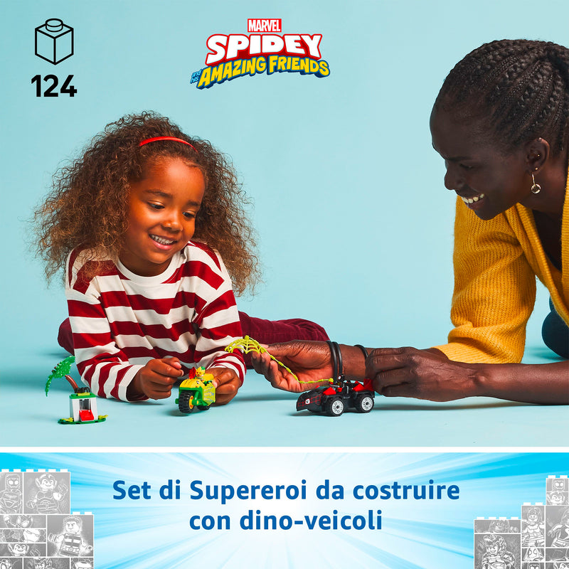 LEGO 11198 SPIDEY INSEGUIMENTO SUI DINO-VEICOLI DI SPIN ED ELECTRO