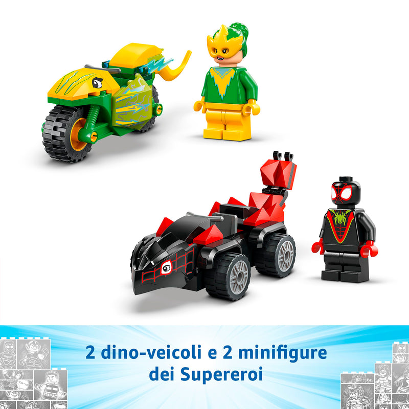 LEGO 11198 SPIDEY INSEGUIMENTO SUI DINO-VEICOLI DI SPIN ED ELECTRO