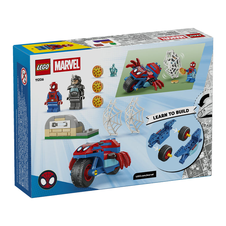 LEGO 11206 SPIDEY SULLA MOTO CONTRO RHINO