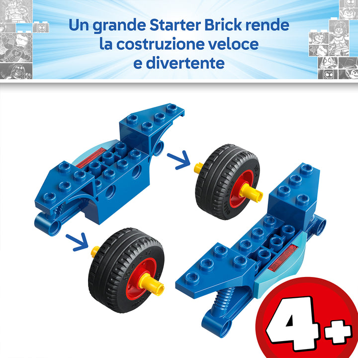 LEGO 11206 SPIDEY SULLA MOTO CONTRO RHINO