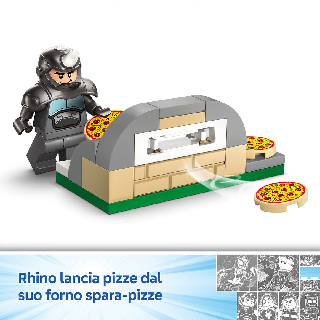LEGO 11206 SPIDEY SULLA MOTO CONTRO RHINO